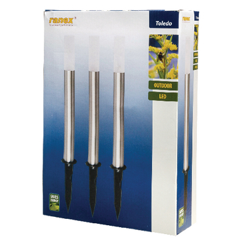 RA-5000374 Led tuinlamp met spies 3000 k Verpakking foto